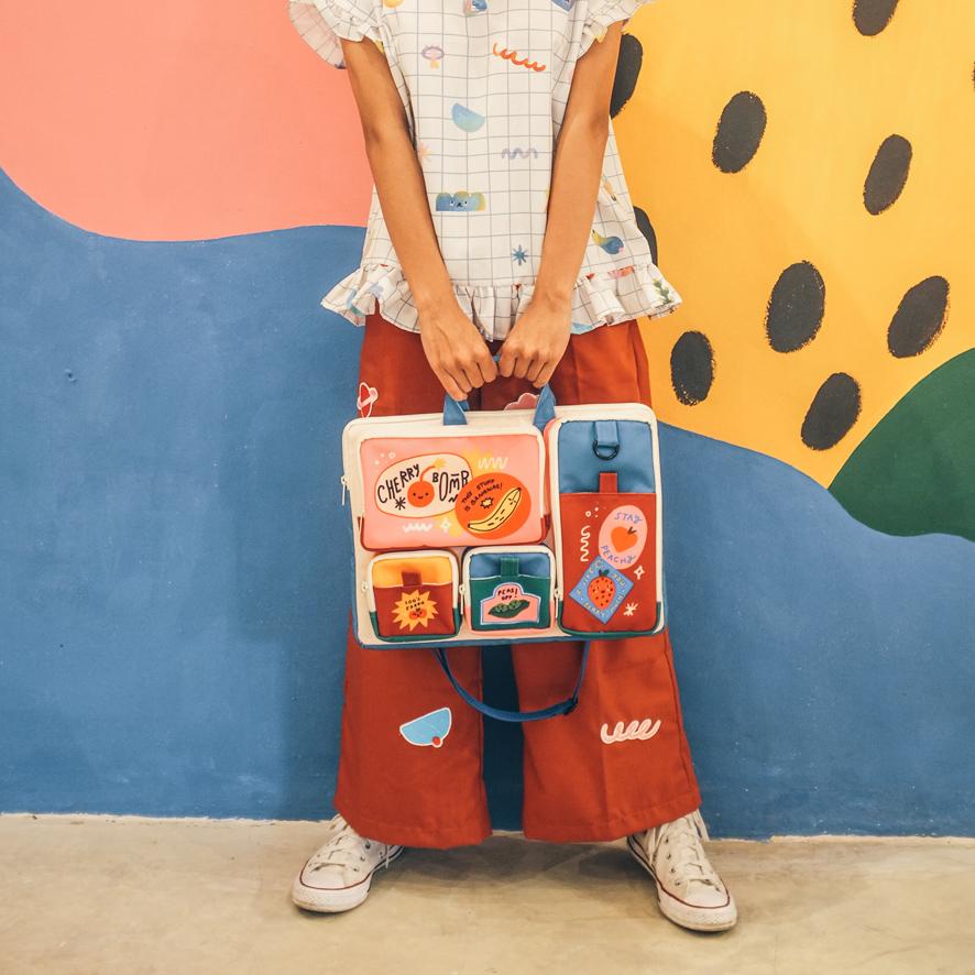 Fruit pops laptop bag