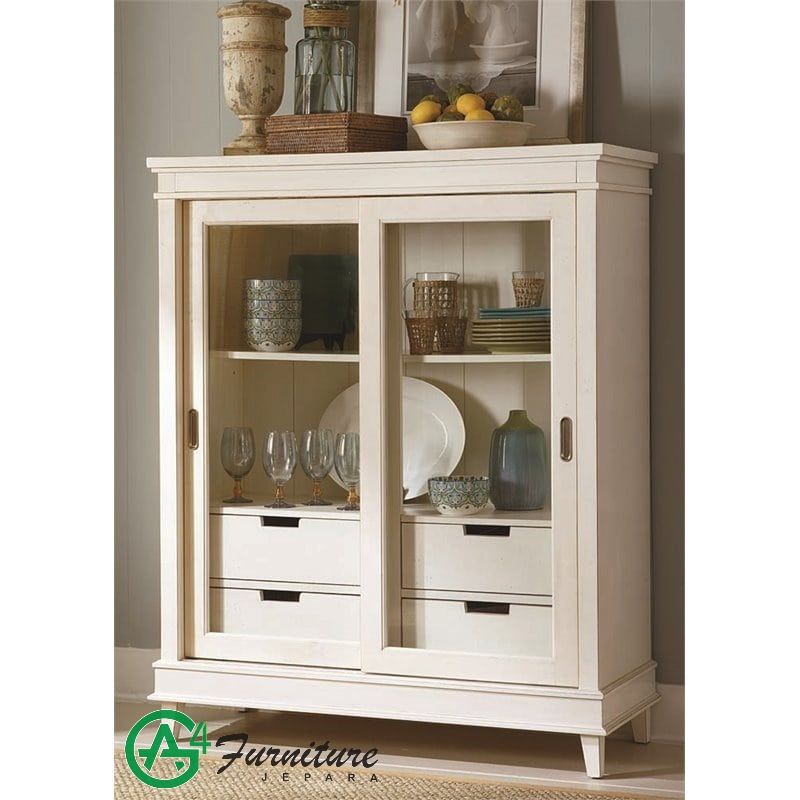 Lemari Dapur Duco Minimalis Pinkfonk - Kayu Mahoni