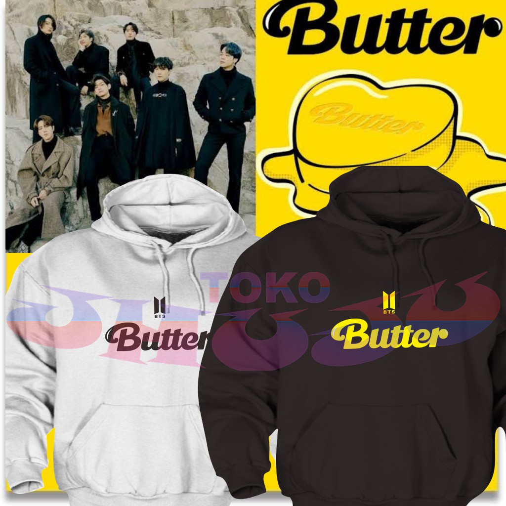 Jaket Hoodie Jumper BTS new single BUTTER // Hoodie BTS jungkook style