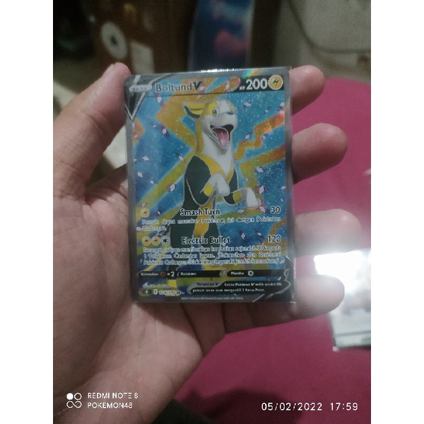 kartu pokemon bahasa Indonesia boltund v sr