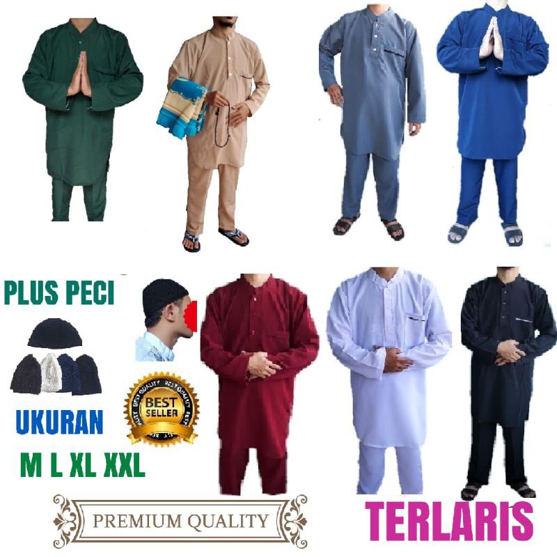 Setelan gamis pakistan laki laki remaja dan dewasa baju Setelan gamis pakistan laki laki remaja dan dewasa baju