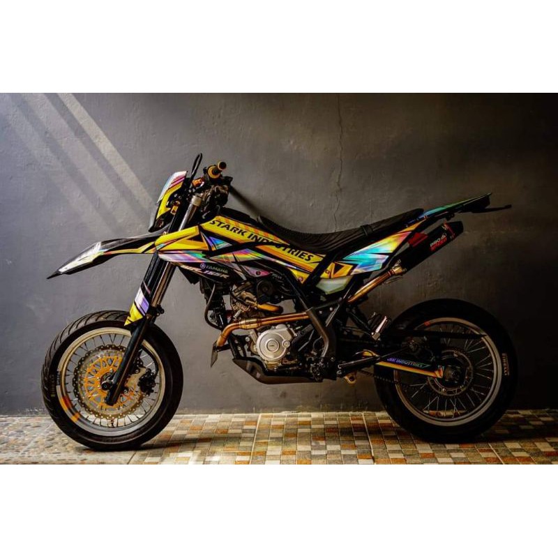 STIKER DECAL WR 155 HOLOGRAM GOLD