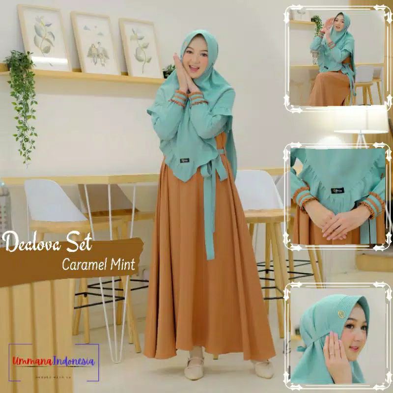 gamis Dealova Set ori Ummana
