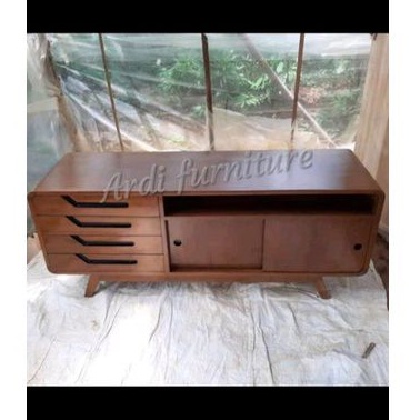 Meja tv bufed bufet bupet tv meja konsol tv minimalis kayu jati