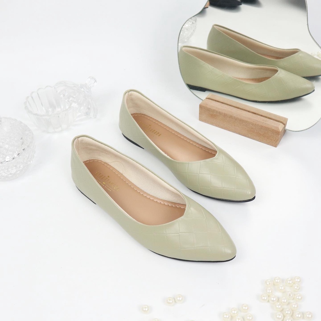 GLARISAMODA Ava Flatshoes sepatu wanita Normal To Big Size