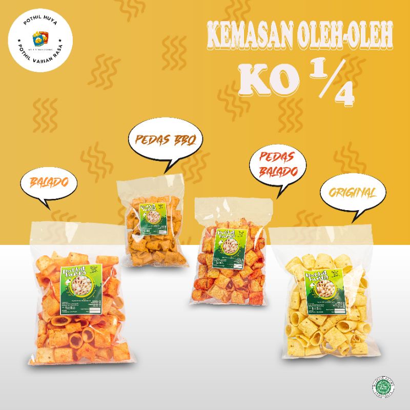 

Pothil Huya All Varian Rasa Kemasan K.O 1/4 (250gr)
