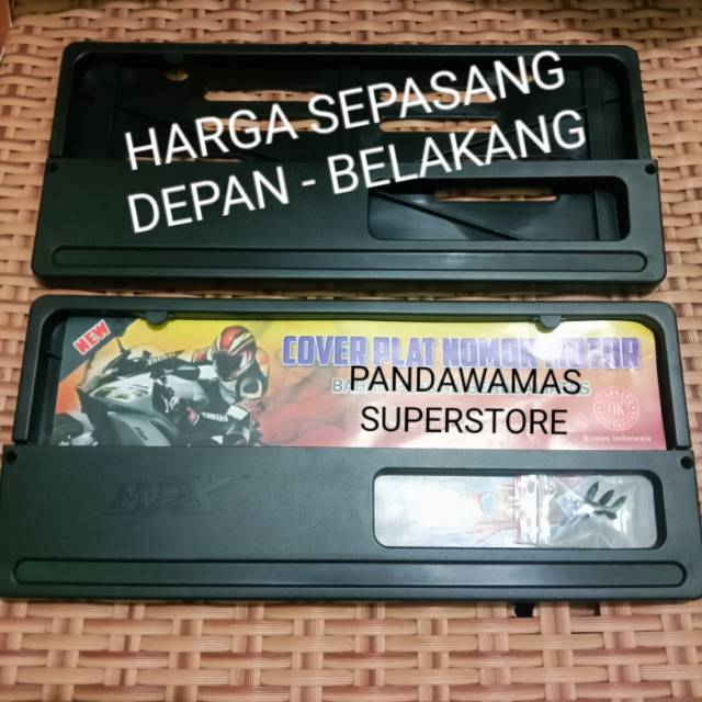 Bingkai Plat Nomor Motor Cover Rumah Tempat Pelindung Dudukan variasi Plat Nomor Motor Pelapis Tutup