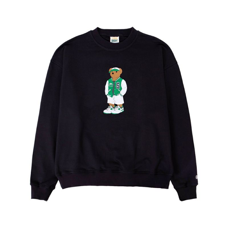 crewneck shining bright Teddy black
