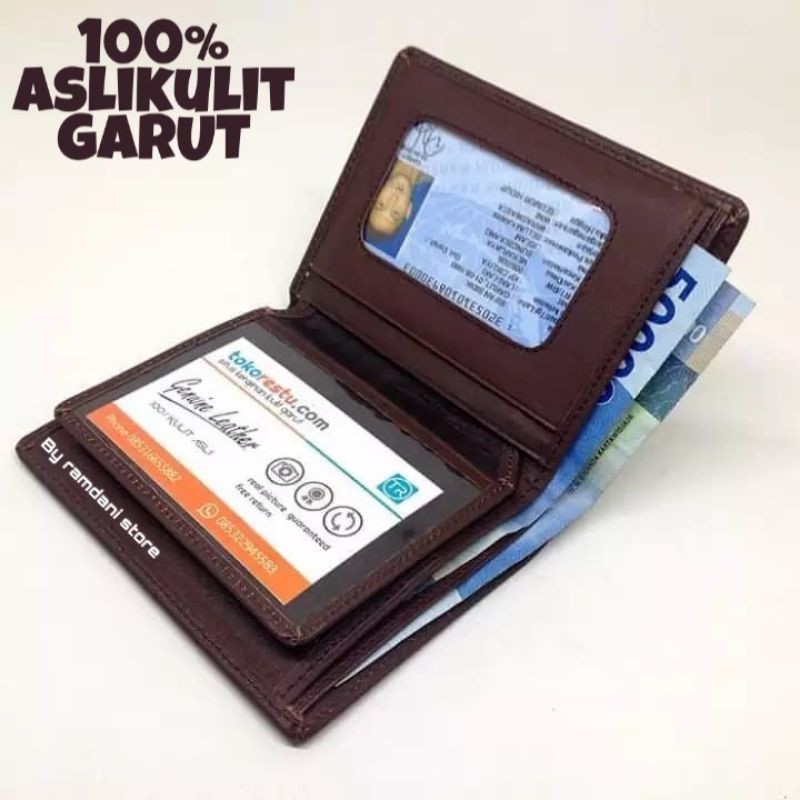 Dompet kulit pria berdiri ASLI FULL GRAIN kulit sapi ORI Dompet kulit pria berdiri ASLI FULL GRAIN kulit sapi ORI