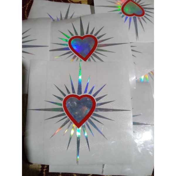 

stiker psht 10×10 cm cutting hologram
