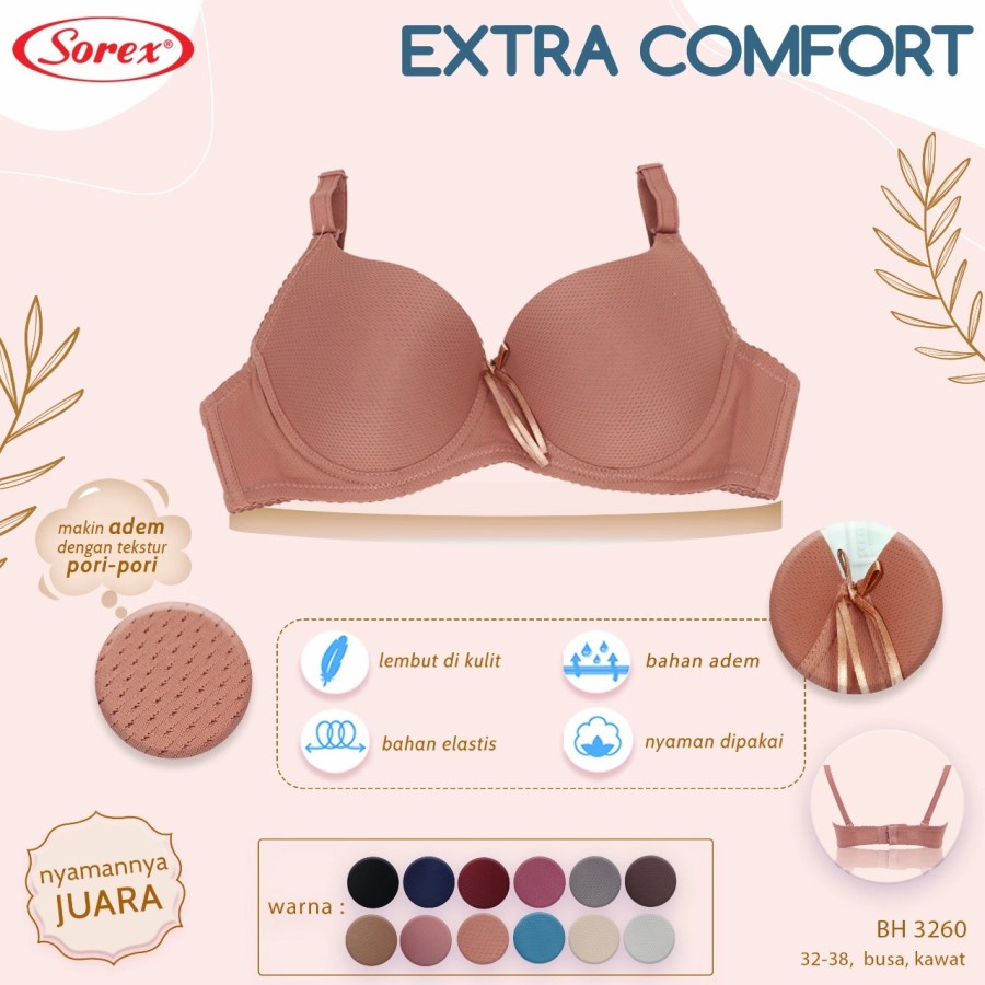 RC Sorex Bra/Bh Type 3262/3260 Full Cup Extra Comfort