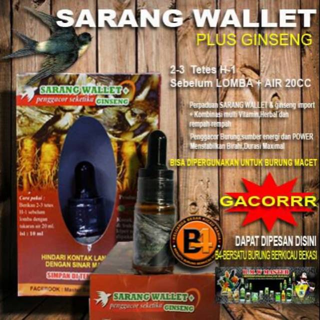 Penggacor Seketika Sarang Walet Plus Ginseng 10 Ml Shopee Indonesia