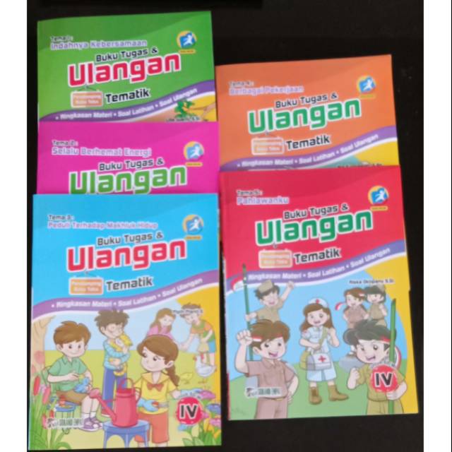 BUKU  TEMATIK KELAS 4 / BUKU TEMATIK SD KELAS 4 / TEMATIK KELAS 4 / SEPAKET TEMA 1 SAMPAI TEMA 9