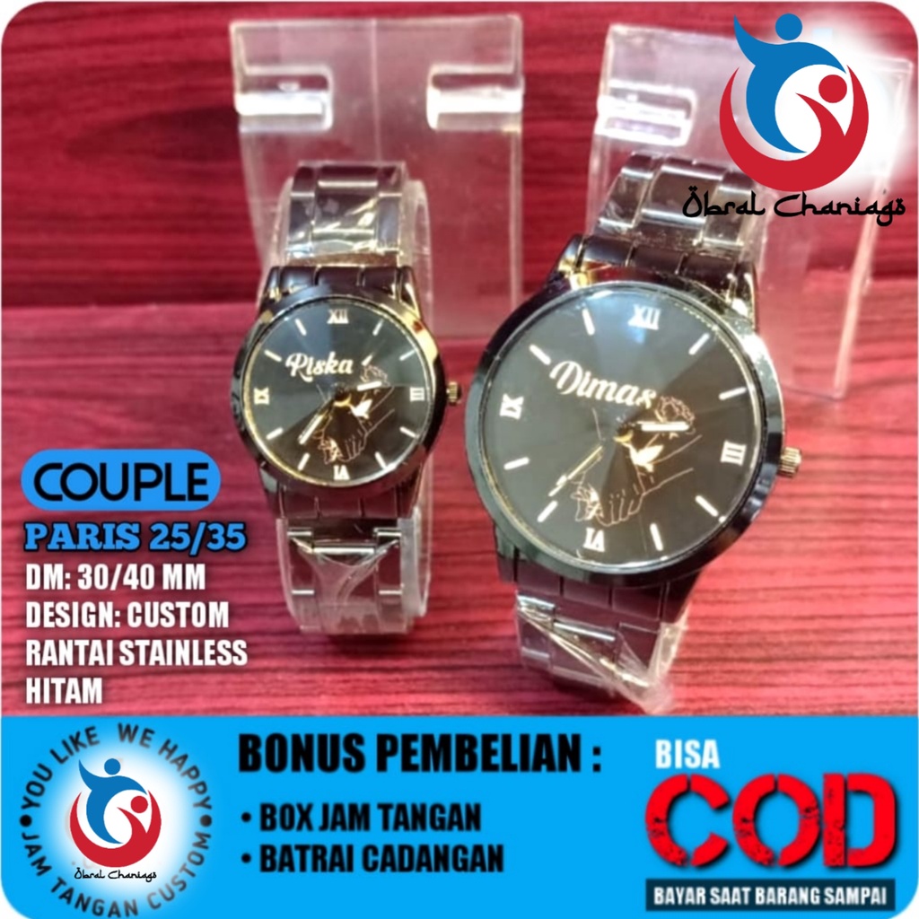 Jual Jual Jam Tangan / Bisa Pakai Foto dan Nama / Custome Request Juga Bisa / Chat Saja Shopee