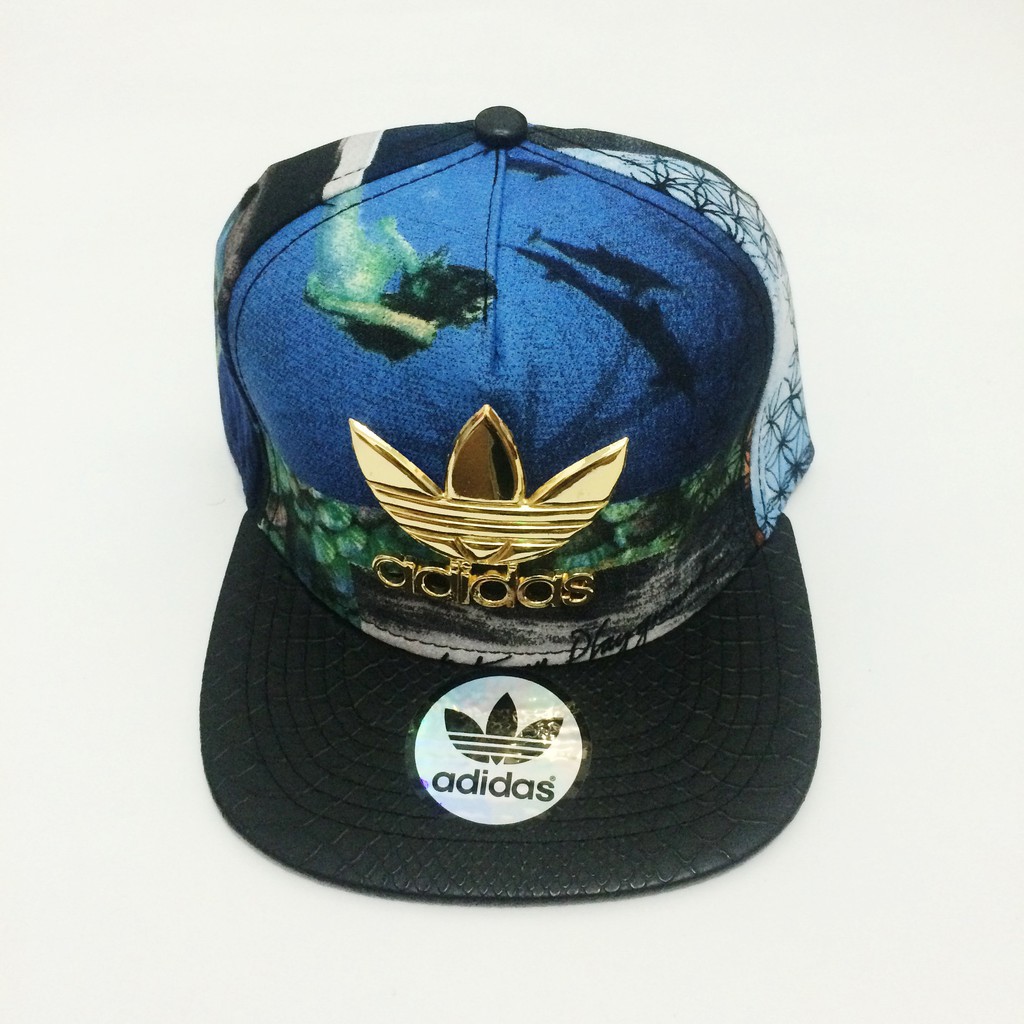 Topi Snapback Adidas Plat Biru Corak import murah