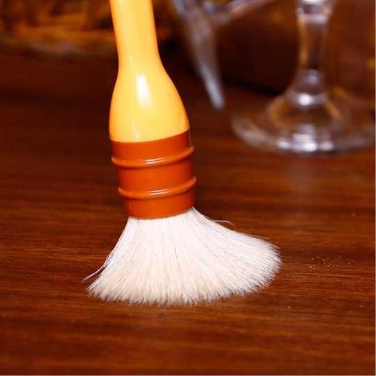 Sanneng SN4117 Wool Pastry Brush - Round/Kuas Kue Roti bulu asli2.5cm