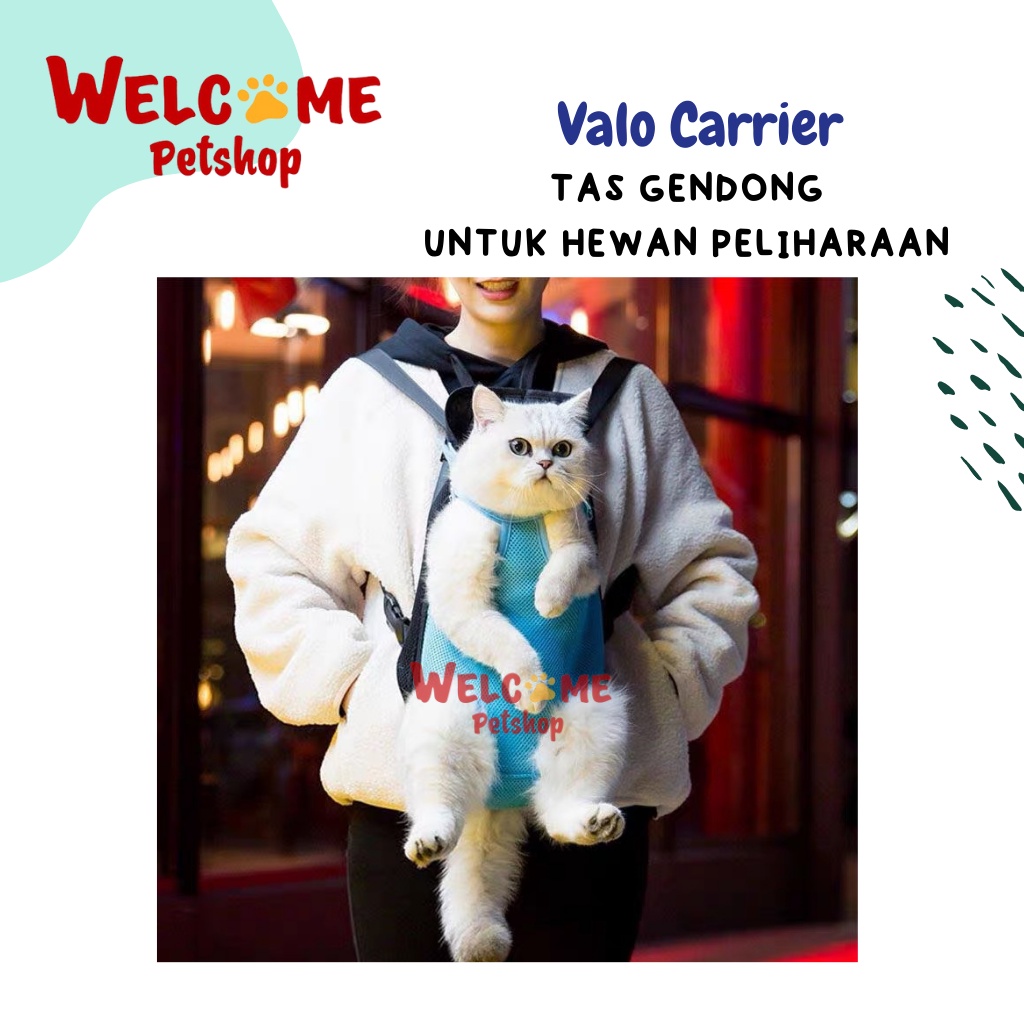 Valo Carrier Tas Gendongan Depan Ransel Anjing Kucing Gendong Cargo