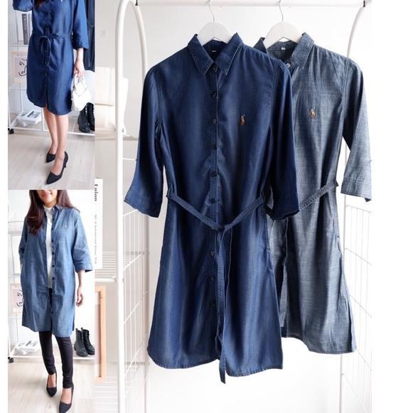 Laris|SQ24|Ralph Lauren Wash Denim Midi Dress