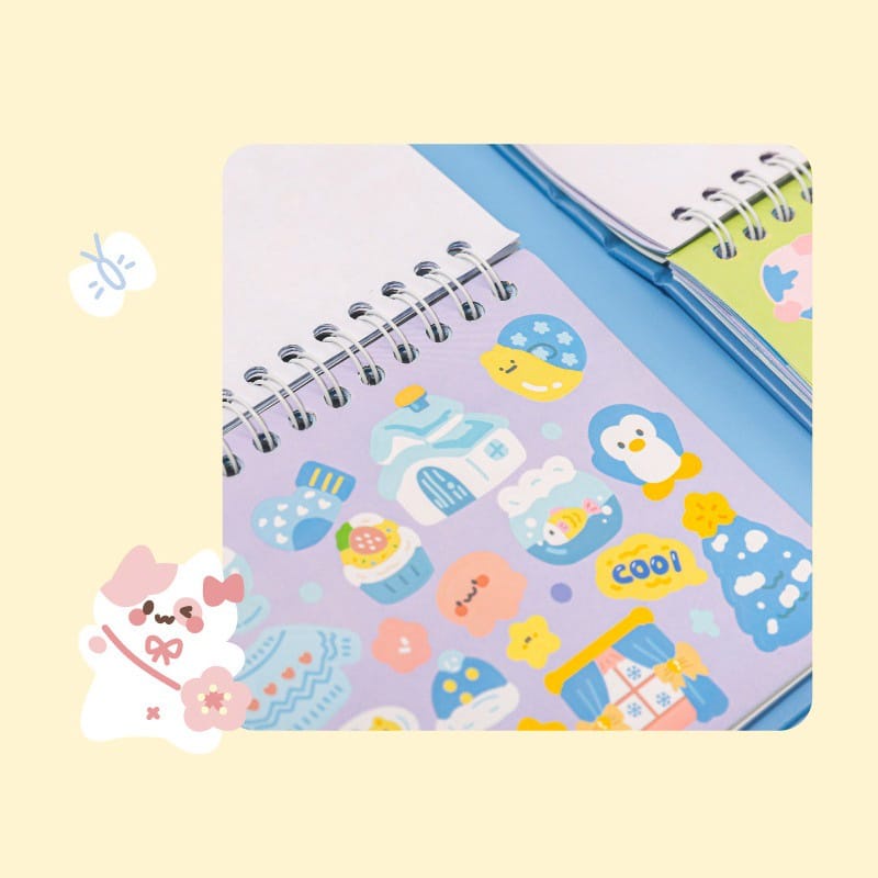 ZooZoo Outdoor Class Activity Stickers Book - Stiker Gambar Motif Lucu Unik