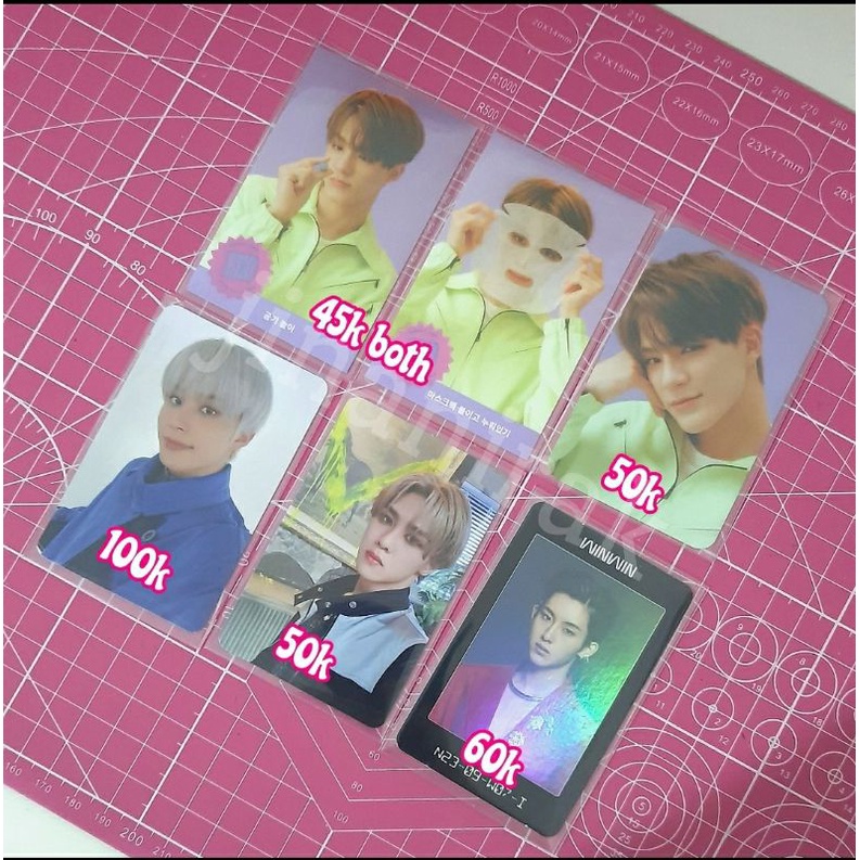 PC PHOTOCARD NCT DREAM 127 JENO JUNGWOO WAYV WINWIN KUN ASAHI TREASURE KAI EXO THE WAR UNIVERSE