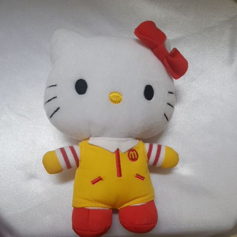Boneka Anak Hello Kitty Ronald McDonalds / Mcd 2015 Limited Edition size 16 cm preloved