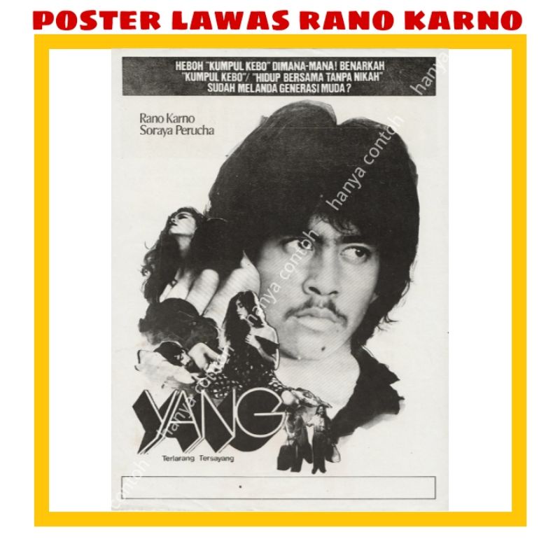 poster film lawas yang - poster film rano karno