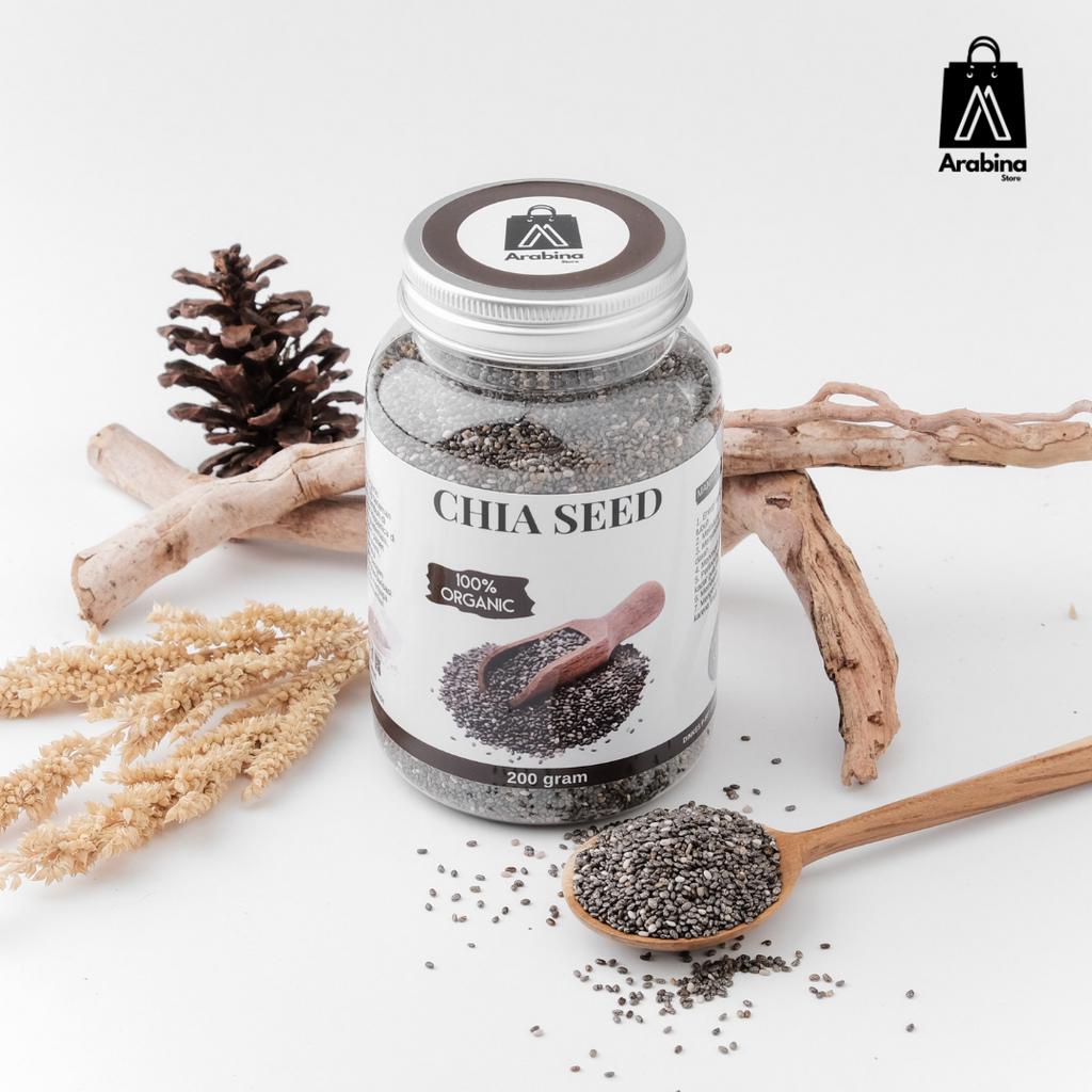 Arabina Biji Chia Seeds Organic Cia Chea Cea Seed Untuk Diet Ori