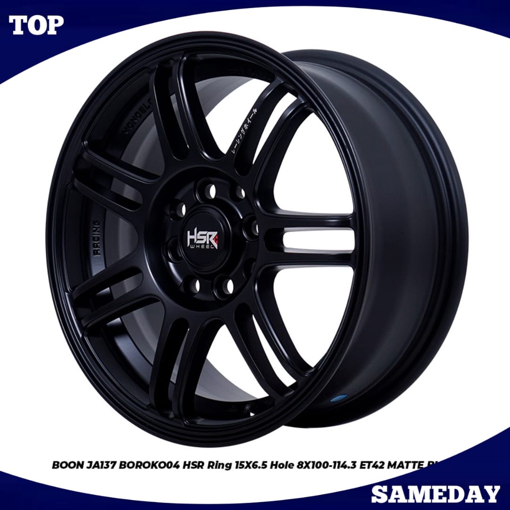 Velg Mobil Racing R15 Pelek Avanza Xenia Brio Jazz Agya Ayla HSR BOON R15