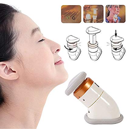 Alat Terapi Pijat Wajah Tirus Alat Pijat Penghilang Lemak Dagu Rahang Neckline Chin Massage - White