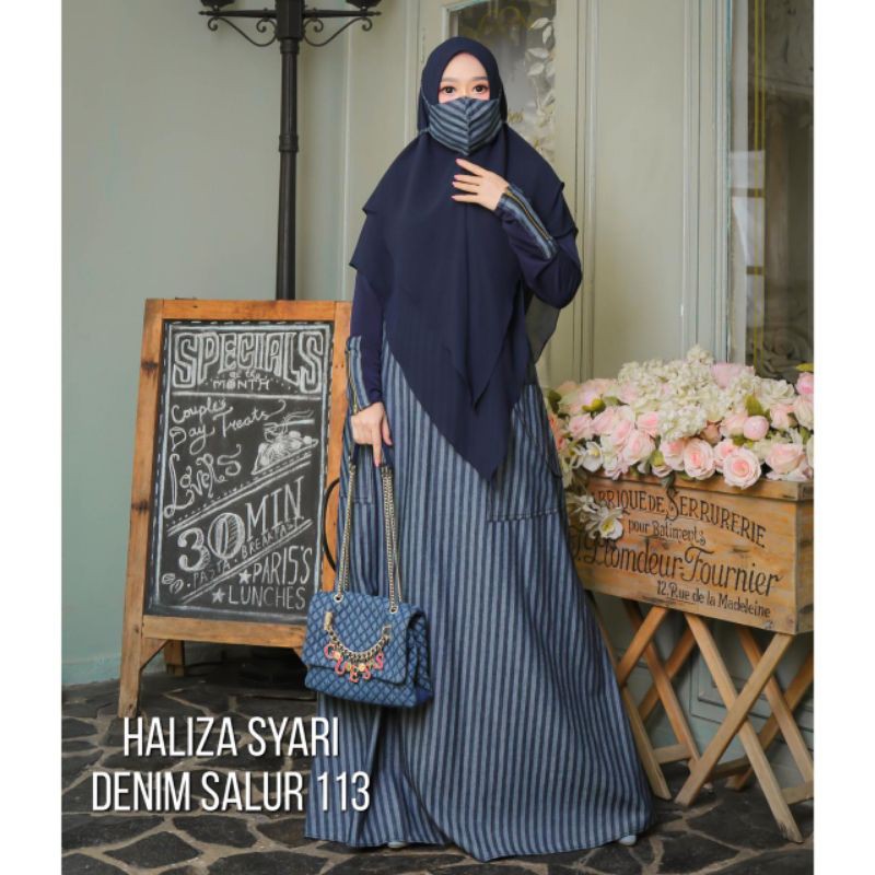 Haliza Syari 113 Denim Salur