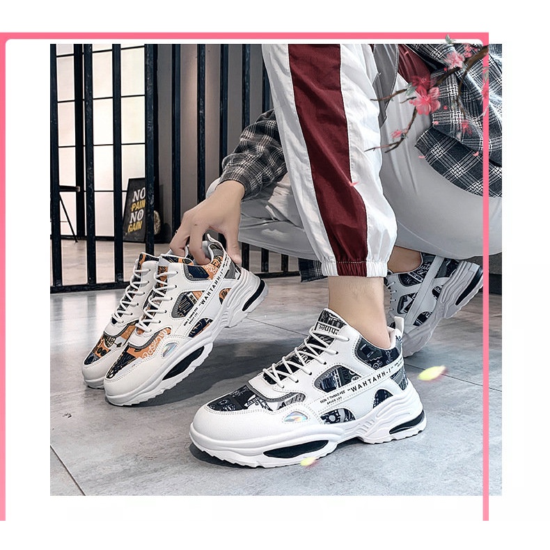 HOT PROMO // Sepatu Pria sneakers import trend 2021 men shoes