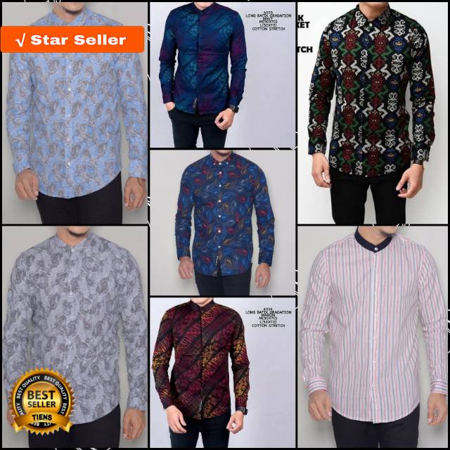 KEMEJA PRIA COWOK BATIK SONGKET