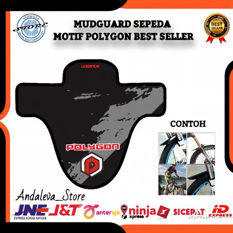 [ POROMO ] Spakbor Sepeda Polygon / Mudguard Sepeda Mtb / Fender Sepeda Mtb / Protector Sepeda