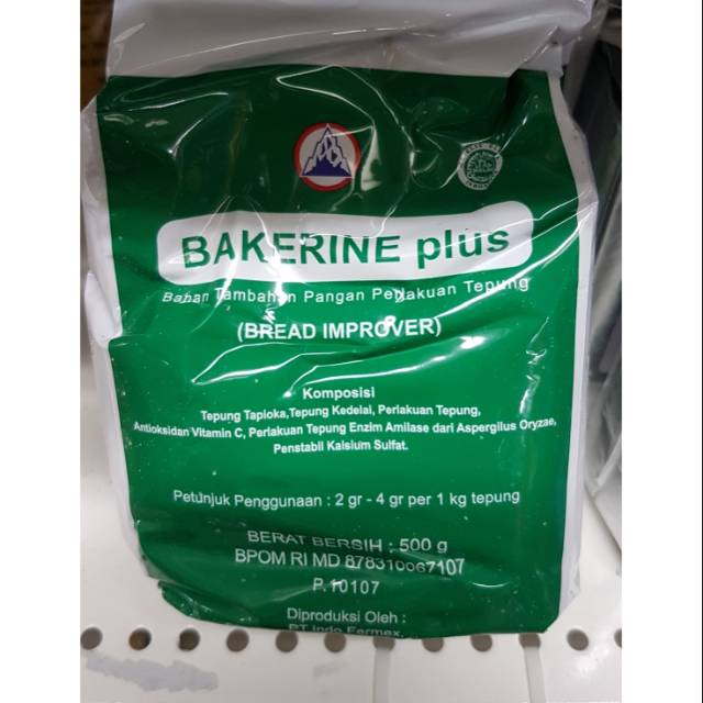 

BAKERINE PLUS Bread Improver / Pelembut Roti, Donat, Bapau 500gr