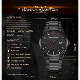 Jam Tangan Pria Hannah Martin Shopee Indonesia
