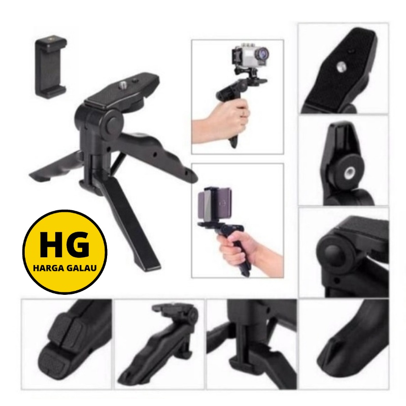 fotografi tripod mini hp monopod camera photography tripod shotgun