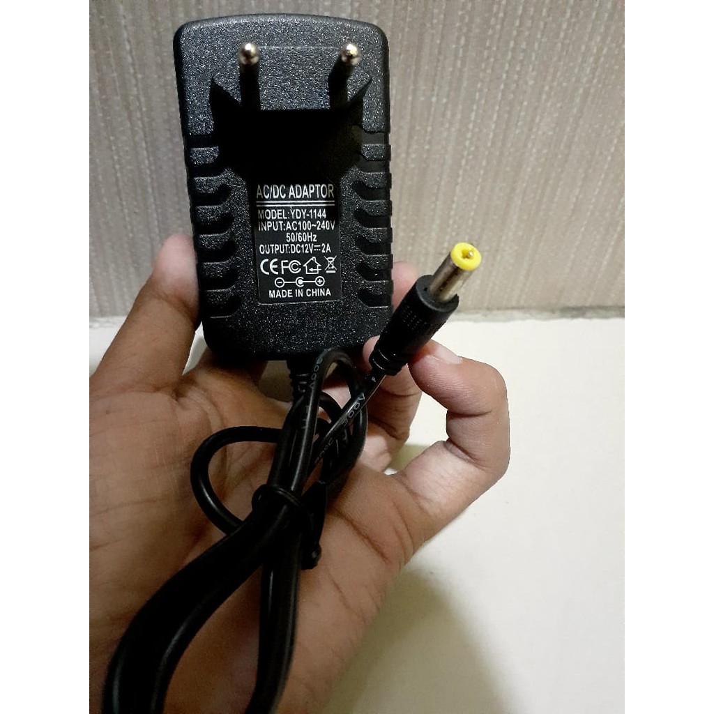 G253 Adaptor 12volt 12v volt 2A ampere charger Ac dc Universal multi power supply charge elektronik multifungsi cas casan gadget cctv tv adaptive adapter gadget Charger original dekstop travel baterry adaptive quick G253   12V 2A  BISA SEGALA MAC