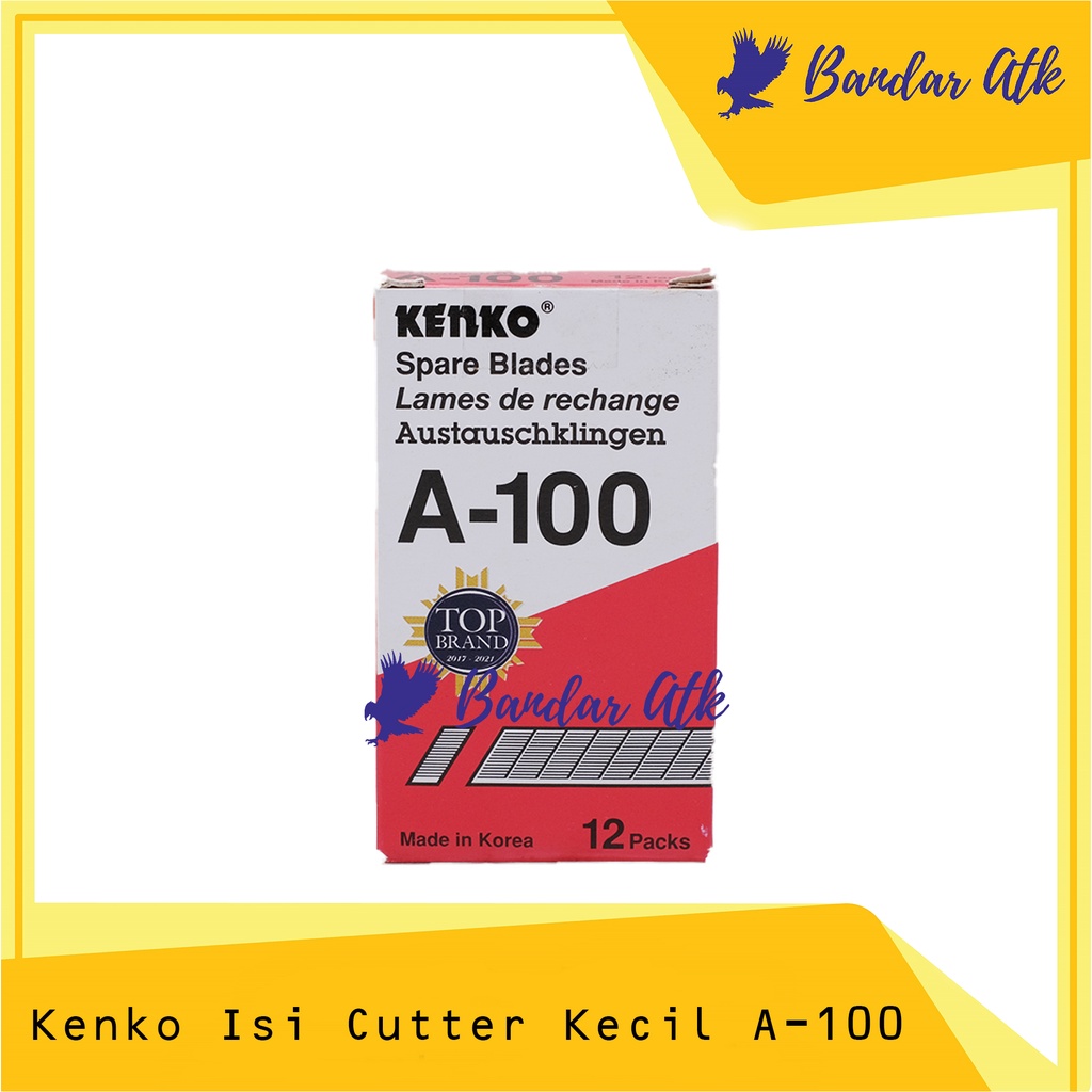 

ISI CUTTER KECIL KENKO A 100 [1 TUBE]