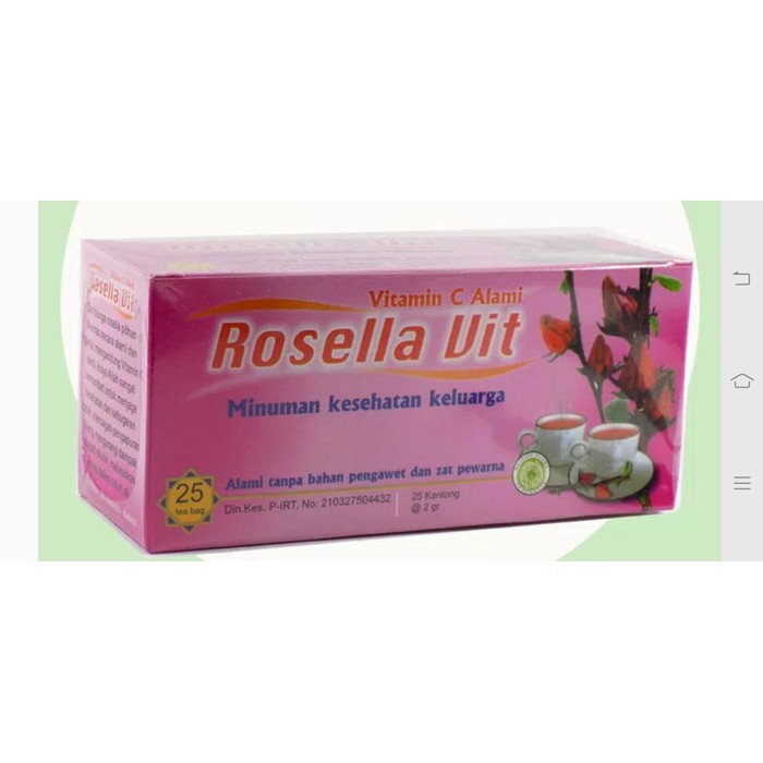 

Dijual ROSELLA VIT teh celup rosela rosella karkadeh TOGA NUSANTARA Berkualitas