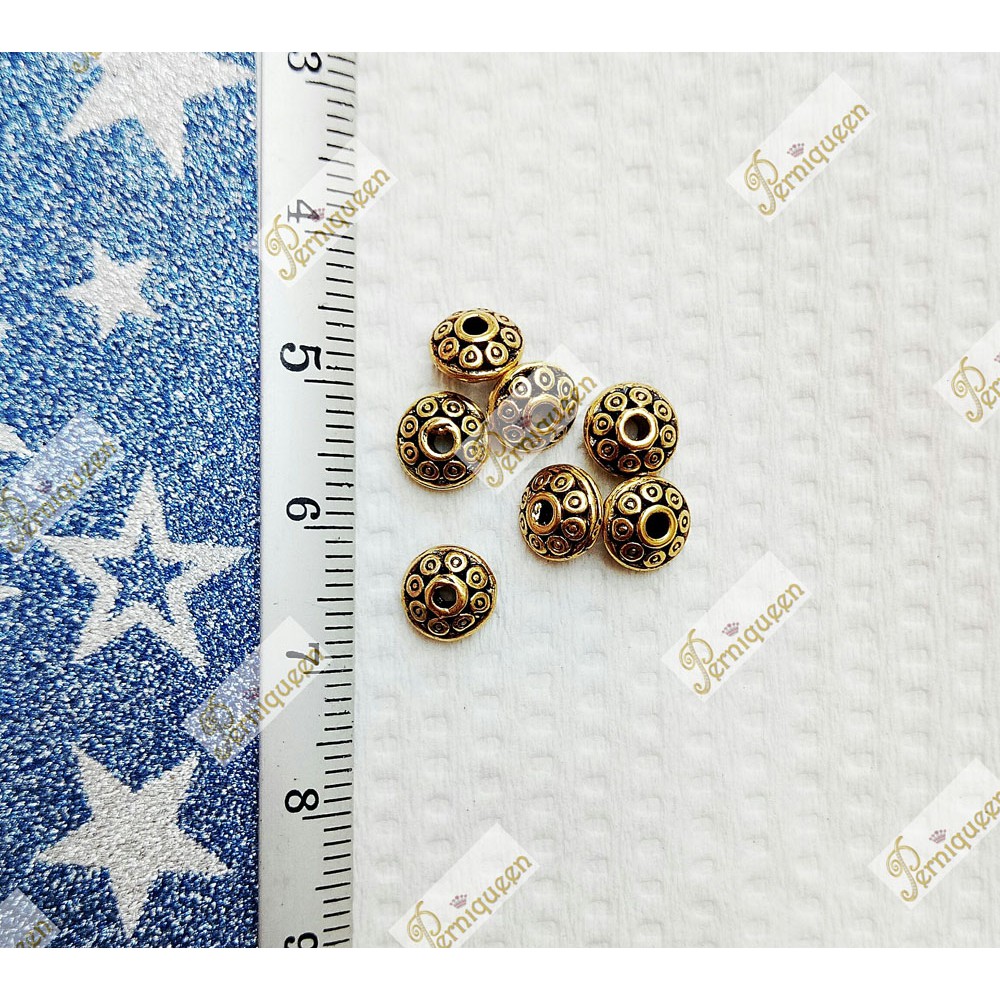 

Spacer logam pembatas isi 10 - bahan aksesoris bahan craft