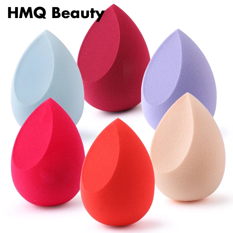 Makeup Sponge Concealer Halus Kosmetik Powder Puff Cut Bentuk Foundation Water Drop Bevel Make Up Blender