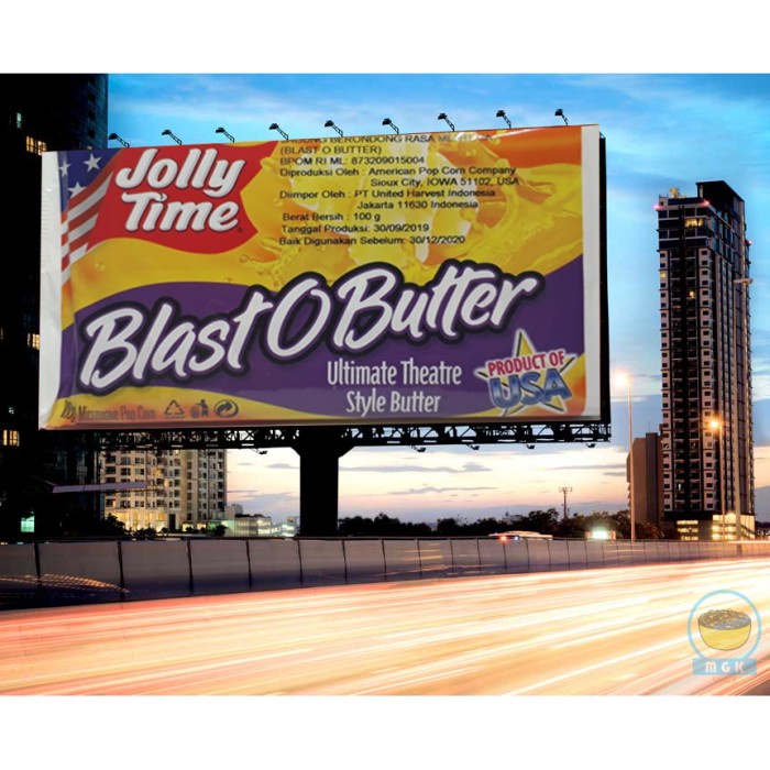 

INSTANT-CAMILAN- JOLLY TIME POPCORN BLAST O BUTTER ( BOB ) - PRODUCT OF USA -CAMILAN-INSTANT.