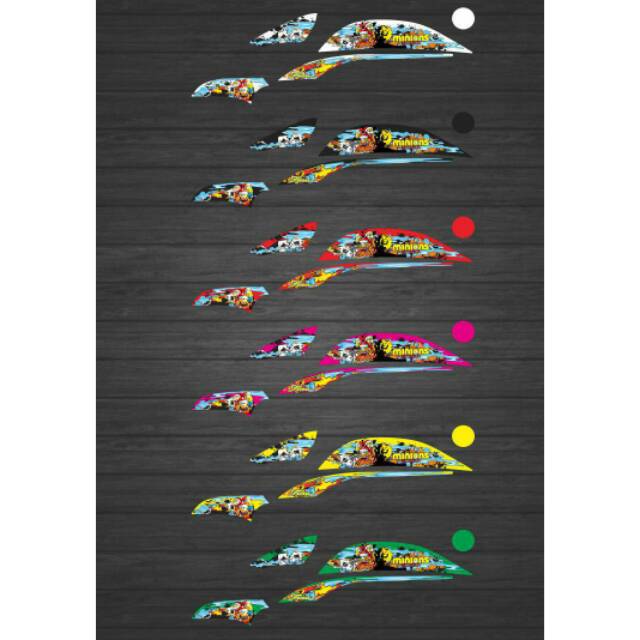 STRIPING STIKER DECAL MIO FINO MINION