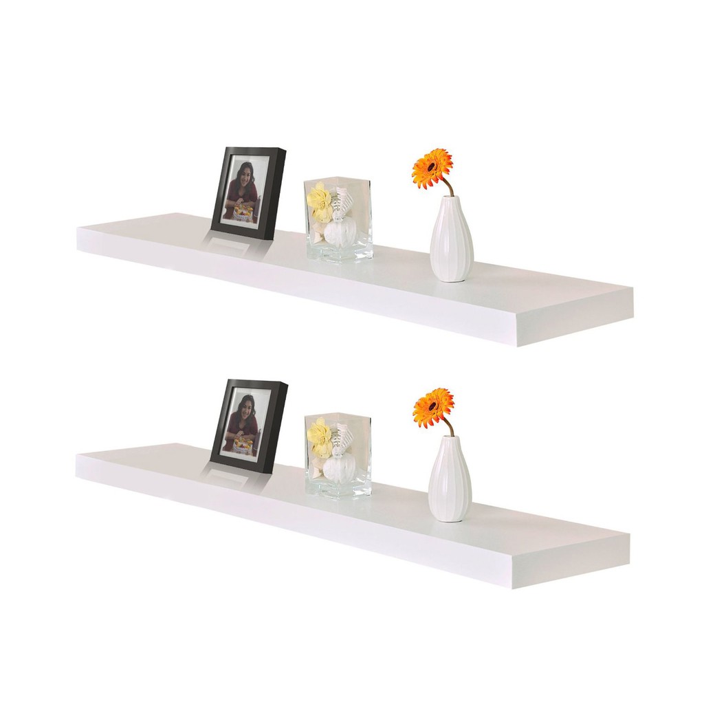 [Set 2 Buah] Floating Shelves/Rak Dinding Ambalan Minimalis Melayang