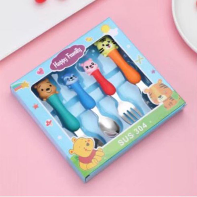 Set sendok anak stainless 304(1set isi 4pc)