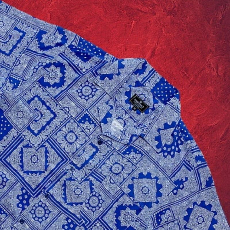 Blue Bandana Summer Shirt
