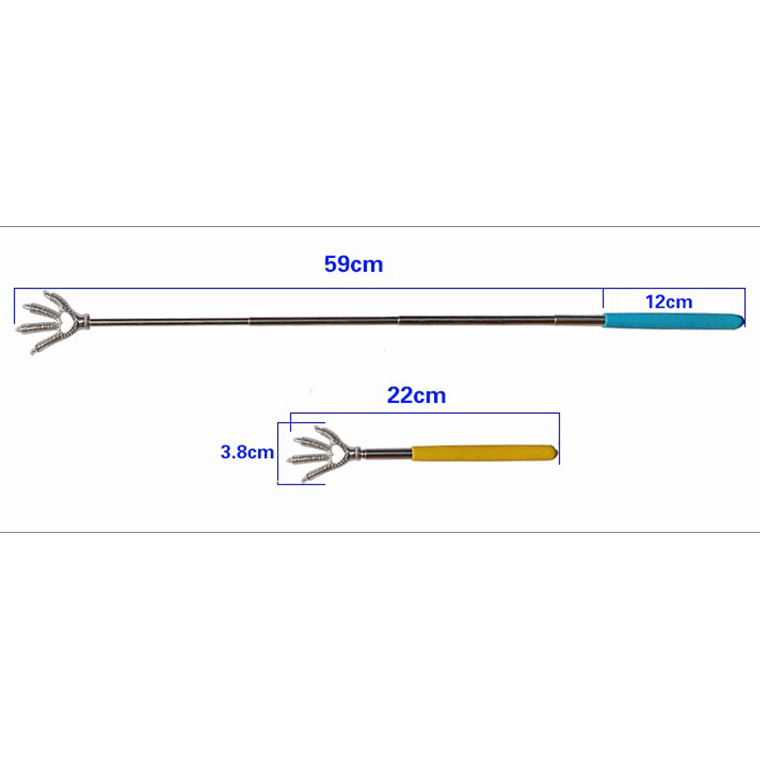 HUAMIANLI Alat Garuk Punggung Eagle Scratcher Stainless Steel - B01ER