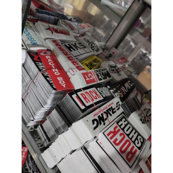 (COD)(NEW)STIKER RACING/STICER RACE NIGH/STICKER RACING SPONSOR gaya balap