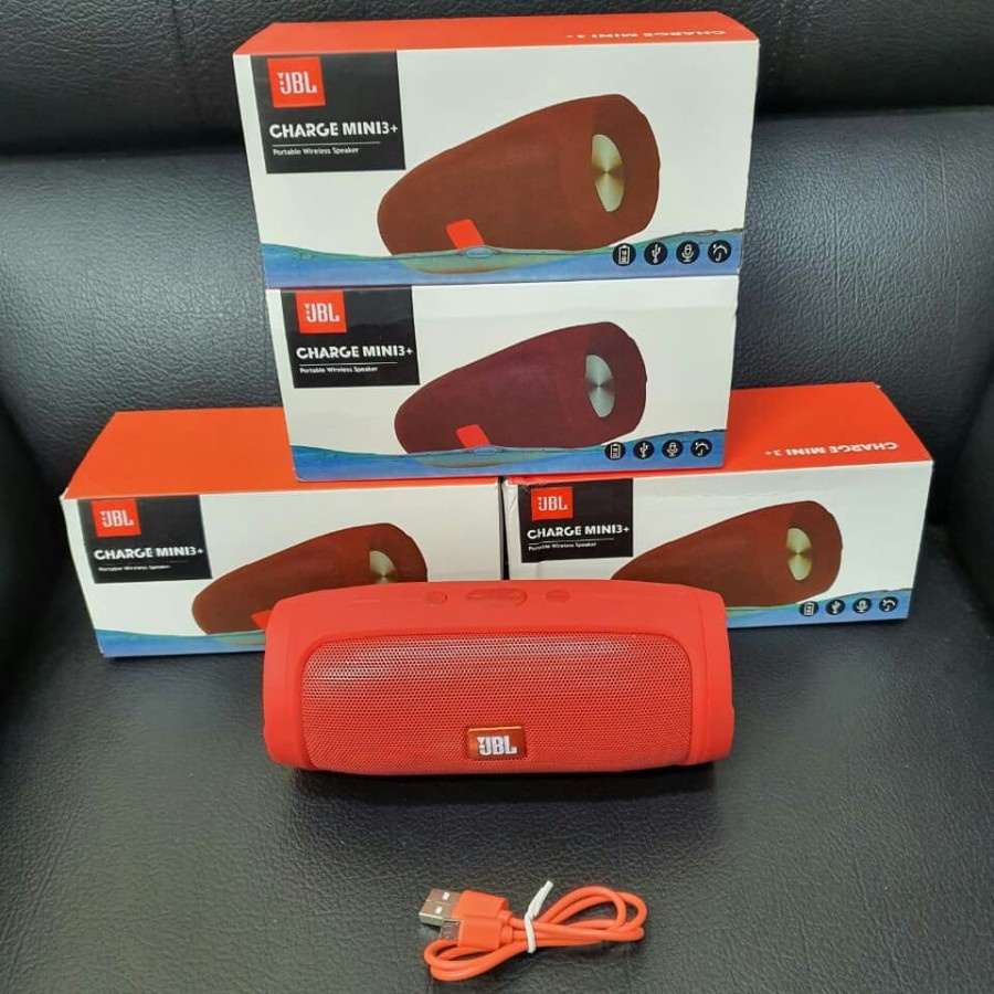 Spiker Blututh Tabung Oval Bulat Panjang I Speaker Bluetooth Bass Stiker JBL Kiri Kanan dan Depan I Charge Mini 3+