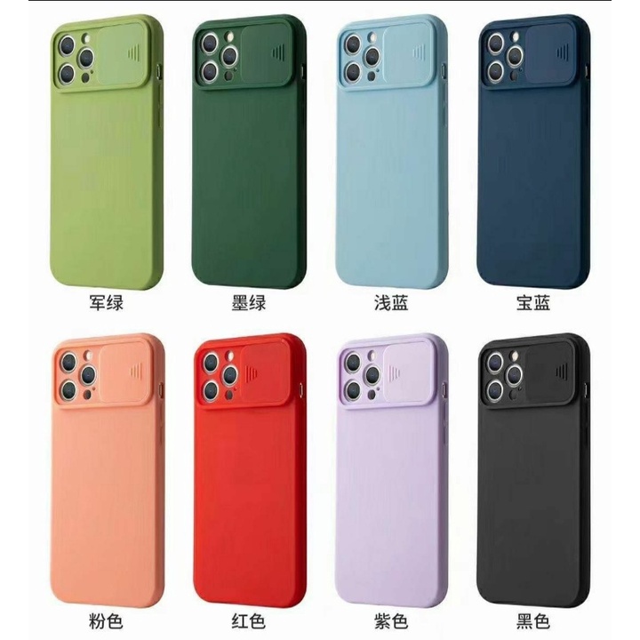 Samsung A12 M12 A32 4G A52 A72 5G 2021 Samsung A31 A51 A71 M31 2020 Slide Case Camera Push Pull Baby Softcase Rubber Matte Candy Silicone Sliding Casing